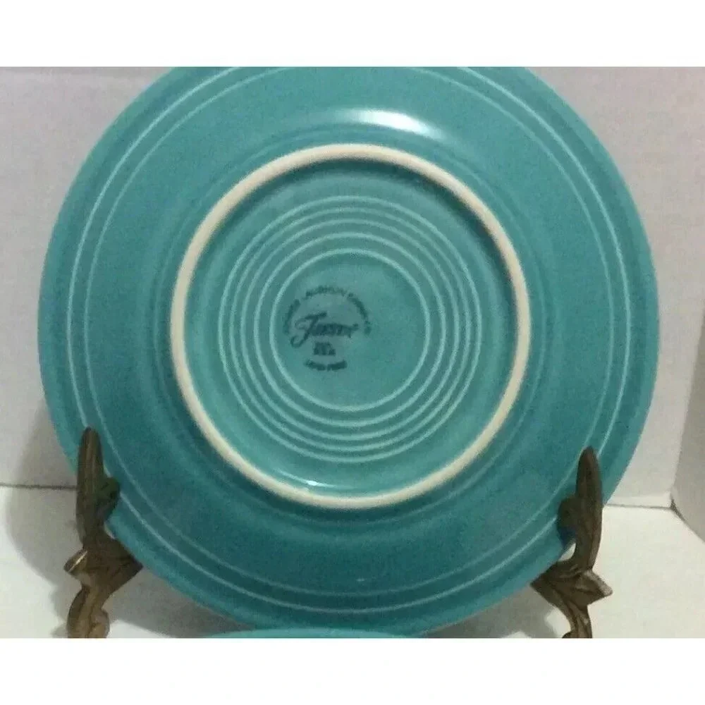 Fiestaware Turquoise‎ Salad Dessert Plate Fiesta 7 1/4